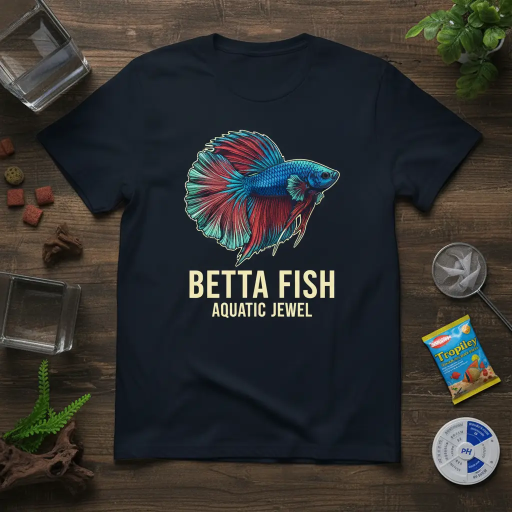 Betta Fish Aquatic Jewel T-Shirt Aquarium Lover Gift