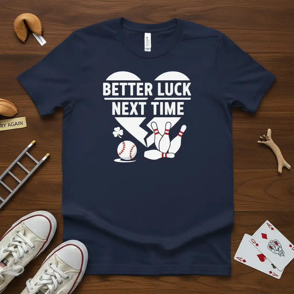Better Luck Next Time Sports T-Shirt Funny Gift Idea