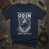 Better To Be A Wolf Of Odin Than A Lamb Of God t-shirt featuring a howling wolf, Odin's symbol, and