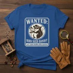 BIRD SEED BANDIT LAST text design featuring stylish typography on quality t-shirt