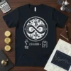 Bitcoin Math Equation T-Shirt creative graphic design printed on comfortable cotton t-shirt