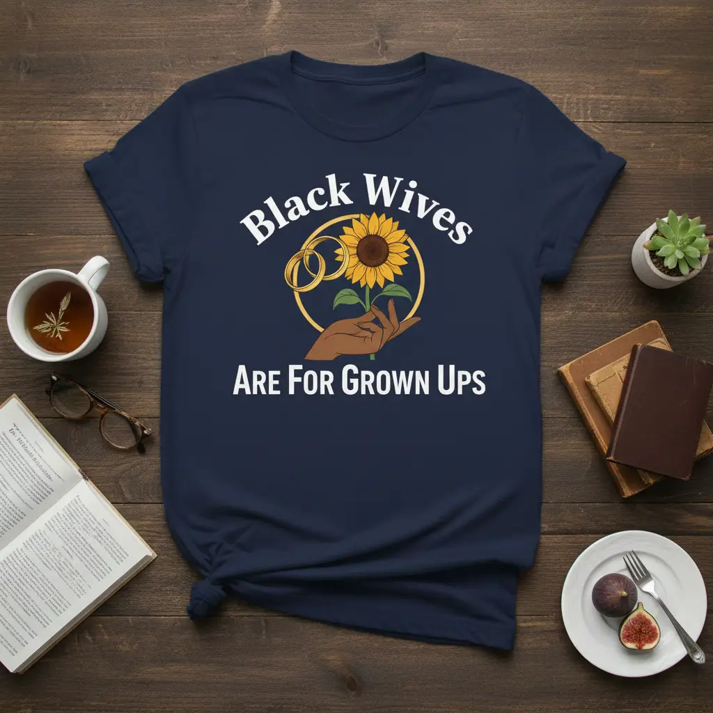 Black Wives Are for Grown Ups T-shirt|marriage Gift