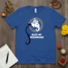 Bless My Beginnings t-shirt with white Ganesha elephant graphic and golden mandala design