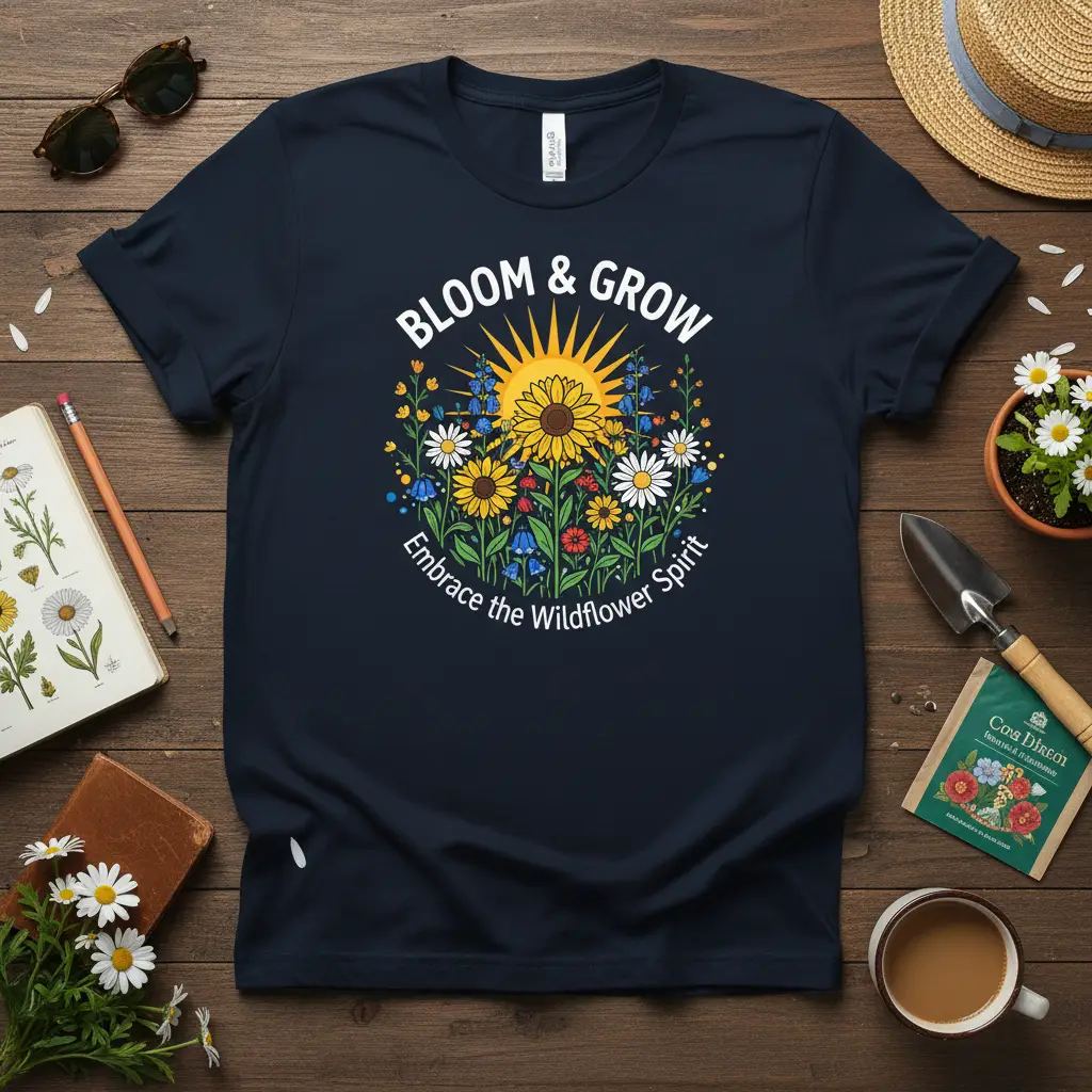 Bloom & Grow Embrace Wildflower Spirit T-Shirt