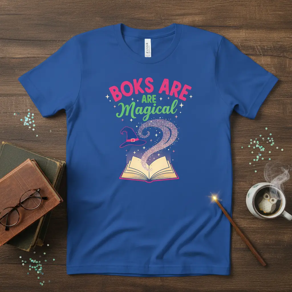 Boks Are Magical Book Lover T-Shirt for Readers