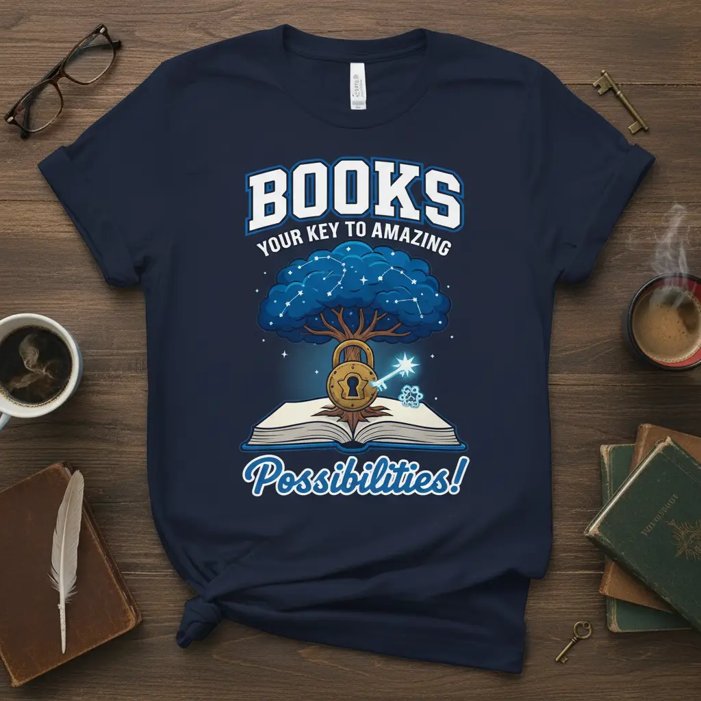 Books Your Key to Amazing Possibilities! T-Shirt