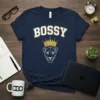 Bossy Lioness Queen eye-catching graphic design printed on comfortable cotton t-shirt