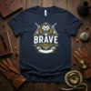 Brave Lion T-Shirt stylish graphic design printed on comfortable cotton t-shirt