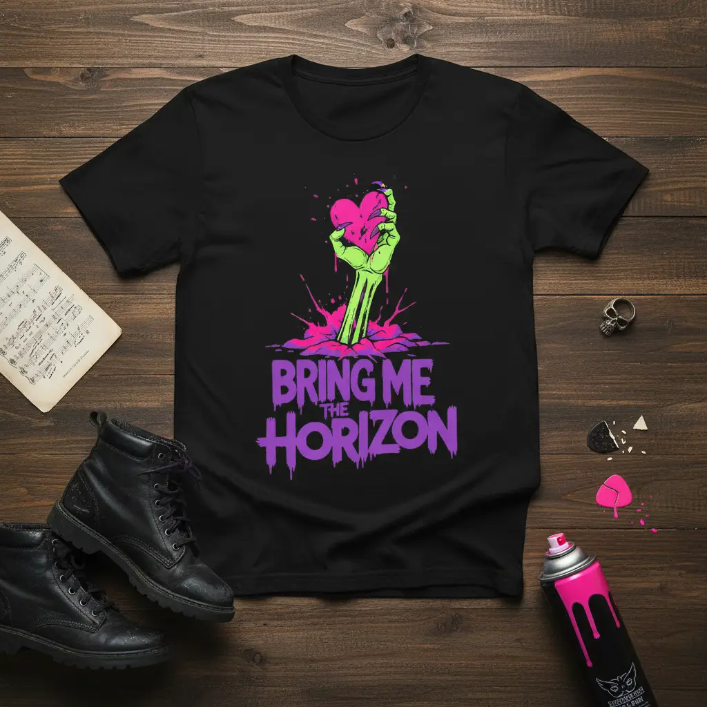 Bring Me the Horizon Band T-Shirt Rock Concert Merch