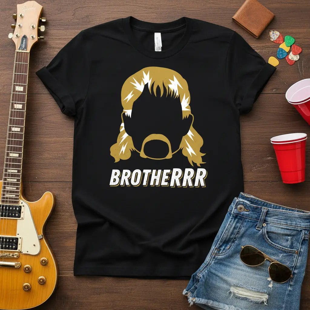 Brotherrr T-Shirt Funny Sibling Gift for Brothers
