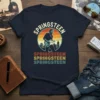 Bruce Springsteen Guitar Vintage Style creative graphic design printed on comfortable cotton t-shirt