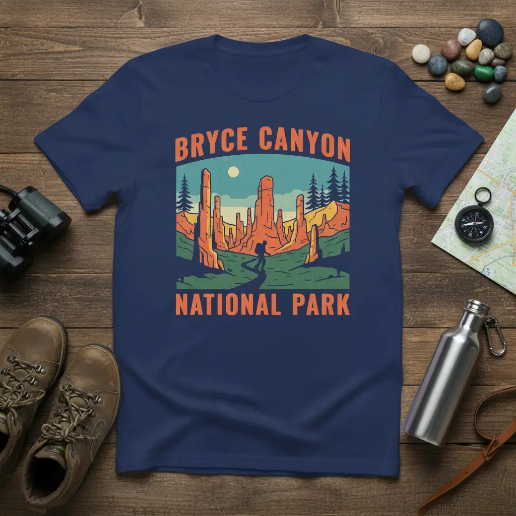 Bryce Canyon National Park T-Shirt Hiking Adventure Gift