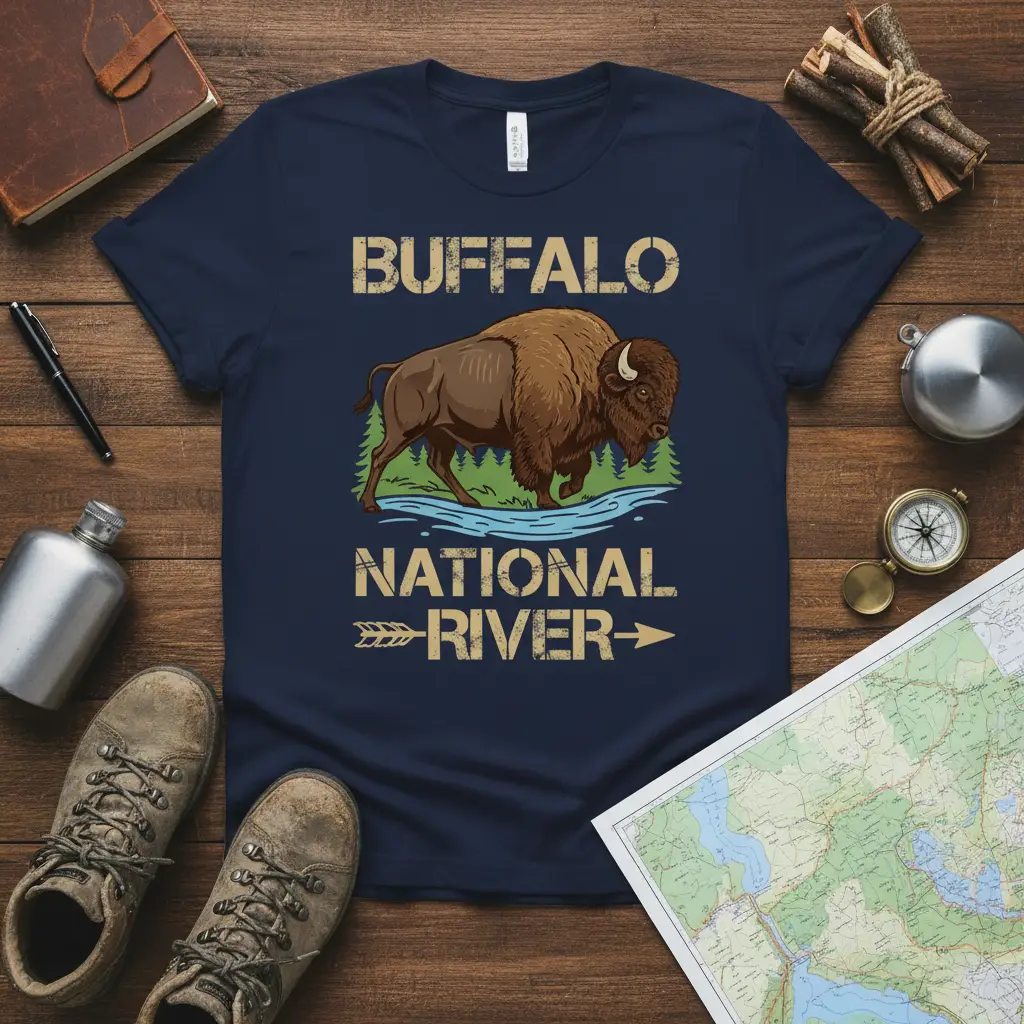 Buffalo National River T-Shirt Outdoor Adventure Apparel