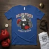 Bulldog Fighter Legend of the Fighter t-shirt with boxing bulldog graphic and red gloves