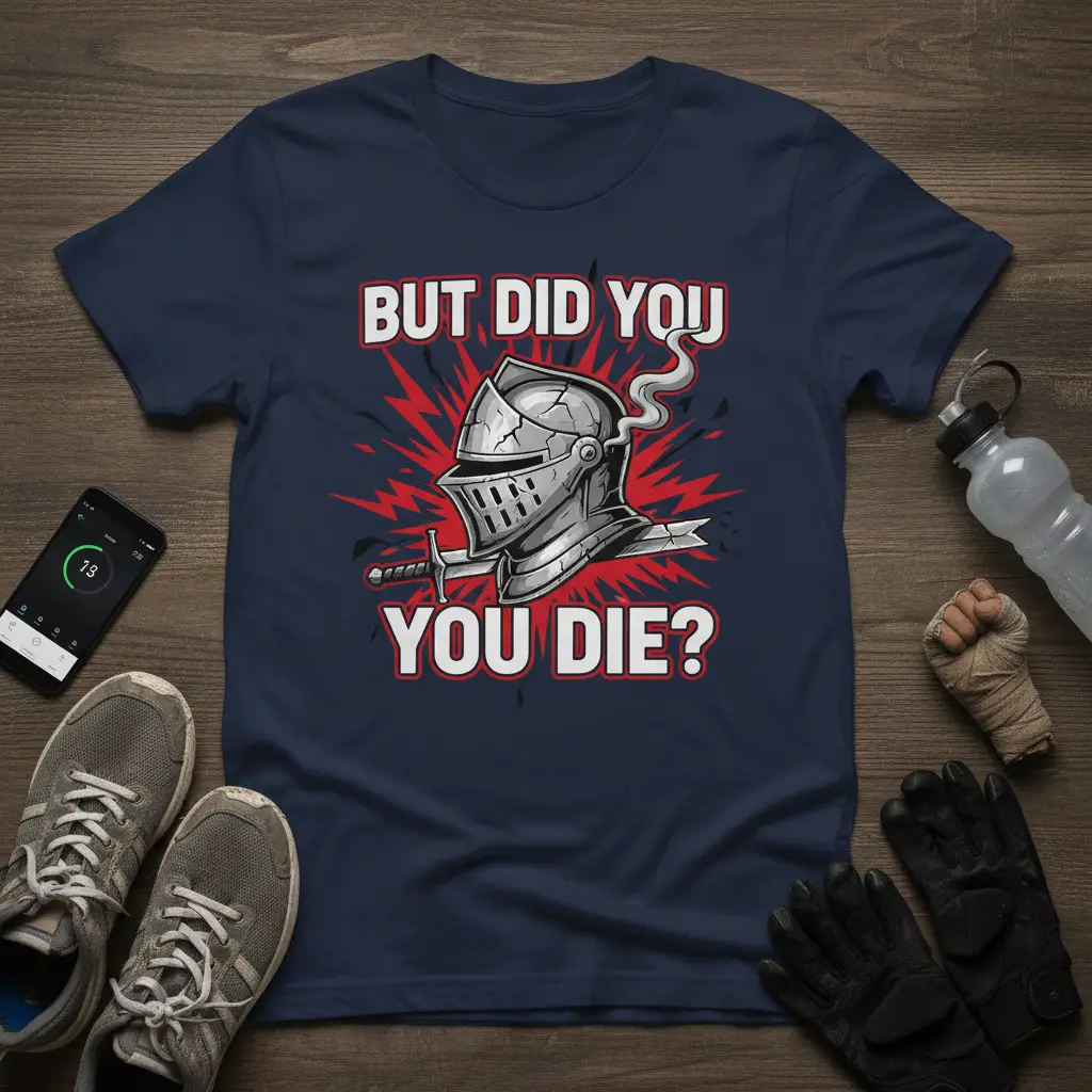 But Did You You Die? Funny Knight Gym T-Shirt