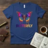 Butterfly T-Shirt creative graphic design printed on comfortable cotton t-shirt