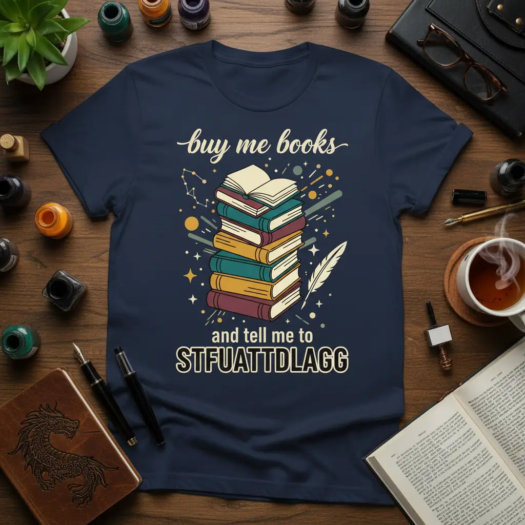 Buy Me Books and Tell Me to Stfuattdlagg T-Shirt