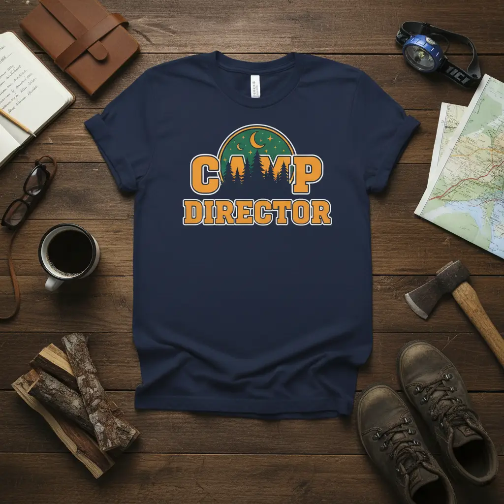 Camp Director T-Shirt Outdoor Adventure Summer Camp Gift