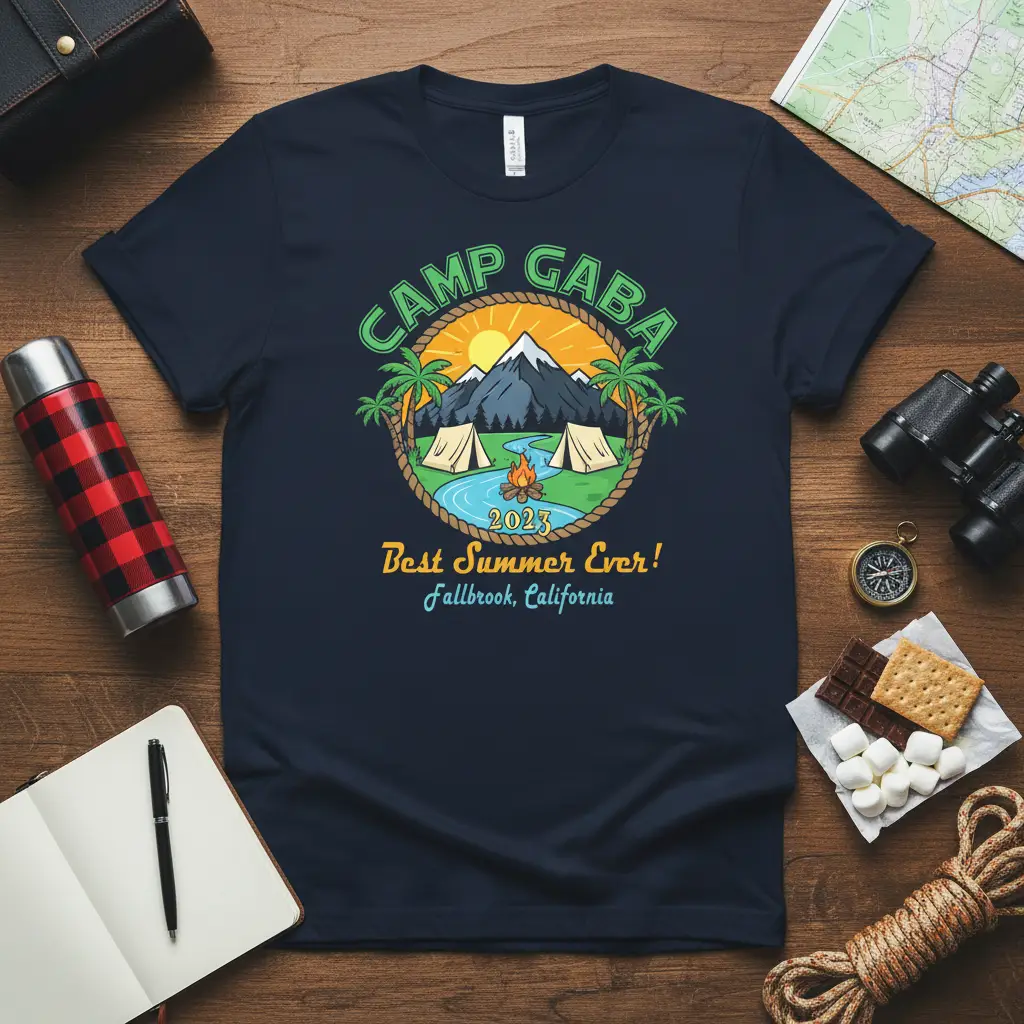 Camp Gaba Best Summer Ever 2023 T-Shirt Fun Trip Gift