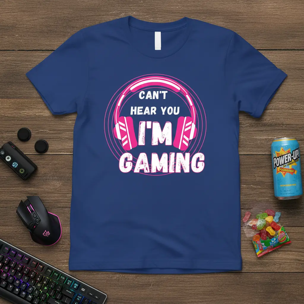 Can’t Hear You I’m Gaming T-Shirt Gamer Gift Idea