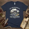 CAPE COD MASSATHSSUTS THE MAYFLOWER 1620 stylish graphic design printed on comfortable cotton t-shirt