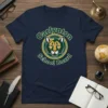 Carlynton School Board t-shirt featuring a cougar mascot in a circular logo with green and yellow accents