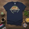 Casa Bonita EST. 1973 retro Mexican restaurant graphic on a navy blue t-shirt