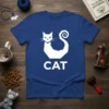 CAT T-Shirt stylish graphic design printed on comfortable cotton t-shirt