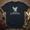 Cedinaire Originals logo t-shirt featuring a white winged lion crest and gothic font text