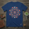 Celestial Mandala Eye detailed graphic design printed on comfortable cotton t-shirt