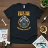 Check Your Engine Screening Saves Lives eye-catching graphic design printed on comfortable cotton t-shirt