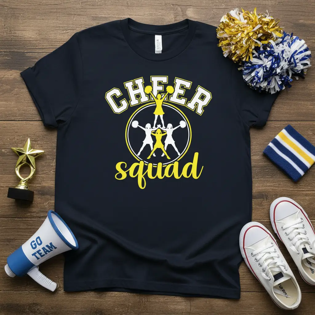 Cheer Squad T-Shirt | Spirit Wear for Cheerleaders