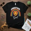 CHEETAH Girl unique graphic design printed on comfortable cotton t-shirt