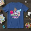 Chowder cartoon characters t-shirt with the show's logo and main characters in a playful arrangement