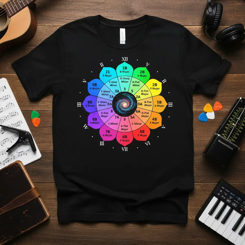 Circle of Fifths T-Shirt for Musicians & Music Lovers