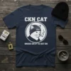 CKN CAT SMOKE EM IF YA GOT EM text with a graphic of a cat wearing a beanie and smoking