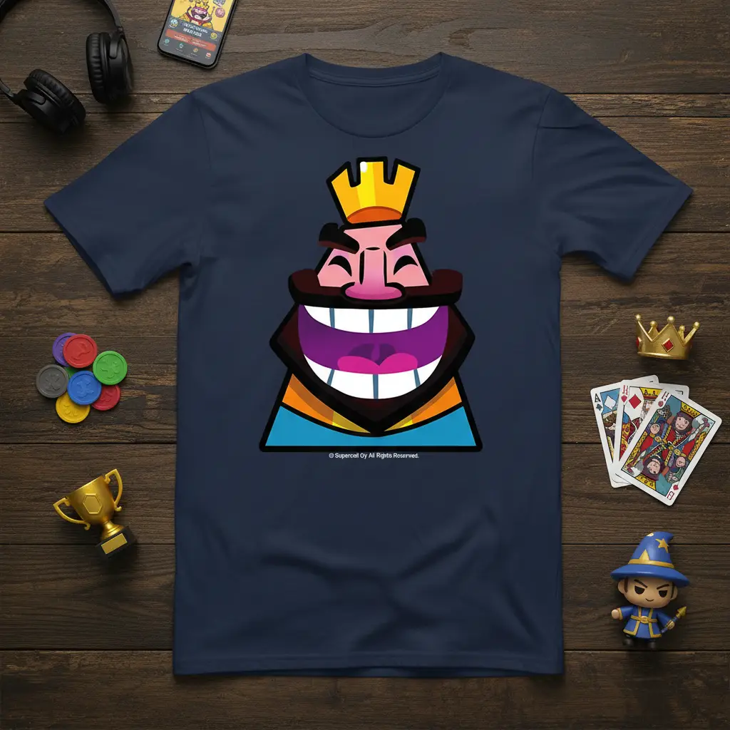 Clash Royale King Laugh T-Shirt Gamer Gift Idea