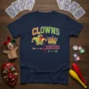 CLOWNS JOKERS creative graphic design printed on comfortable cotton t-shirt