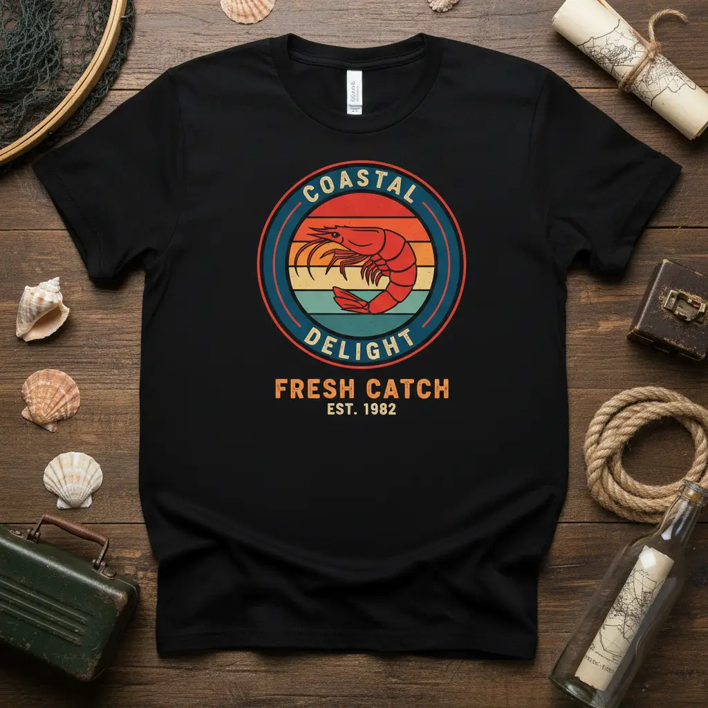 Coastal Delight Fresh Catch Est. 1982 T-Shirt