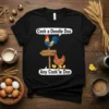 Cock a Doodle Doo Any Cock'le Doo humorous chicken and rooster design on a black t-shirt