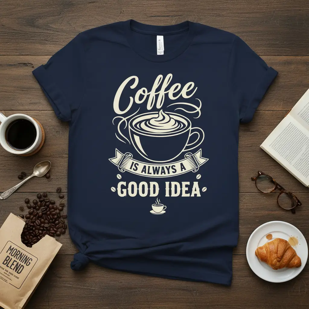Coffee Is Always a Good Idea T-Shirt Coffee Lover Gift
