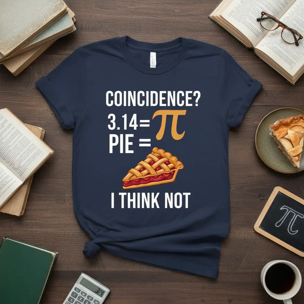 Coincidence? 3.14=π Pie= I Think Not T-Shirt
