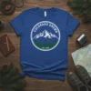 Colorado Grown Est 1876 t-shirt featuring a circular emblem with snow-capped mountains and pine trees