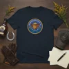 Commonwealth of Kentucky United We Stand t-shirt featuring the state seal with a barrel and horses