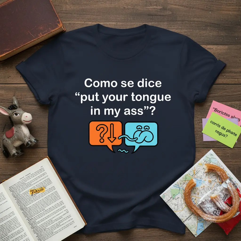 Como Se Dice “put Your Tongue in My Ass” Quote T-Shirt