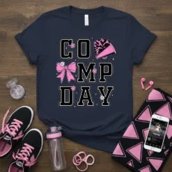 Comp Day unique graphic design printed on comfortable cotton t-shirt