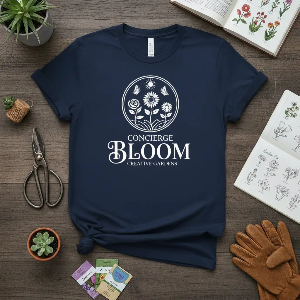 Concierge Bloom Creative Gardens Floral T-Shirt Gift