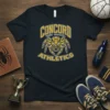 Concord High School Athletics t-shirt with a yellow and white spider graphic and text