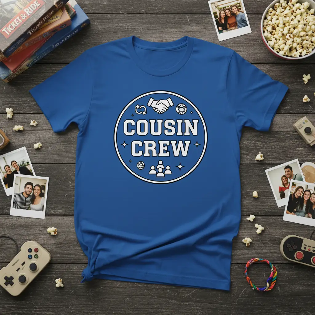 Cousin Crew T-Shirt Family Reunion & Squad Gift