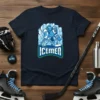 Cradle Rock Hockey Icemen t-shirt featuring a cartoon goalie in front of ice blocks and the team logo